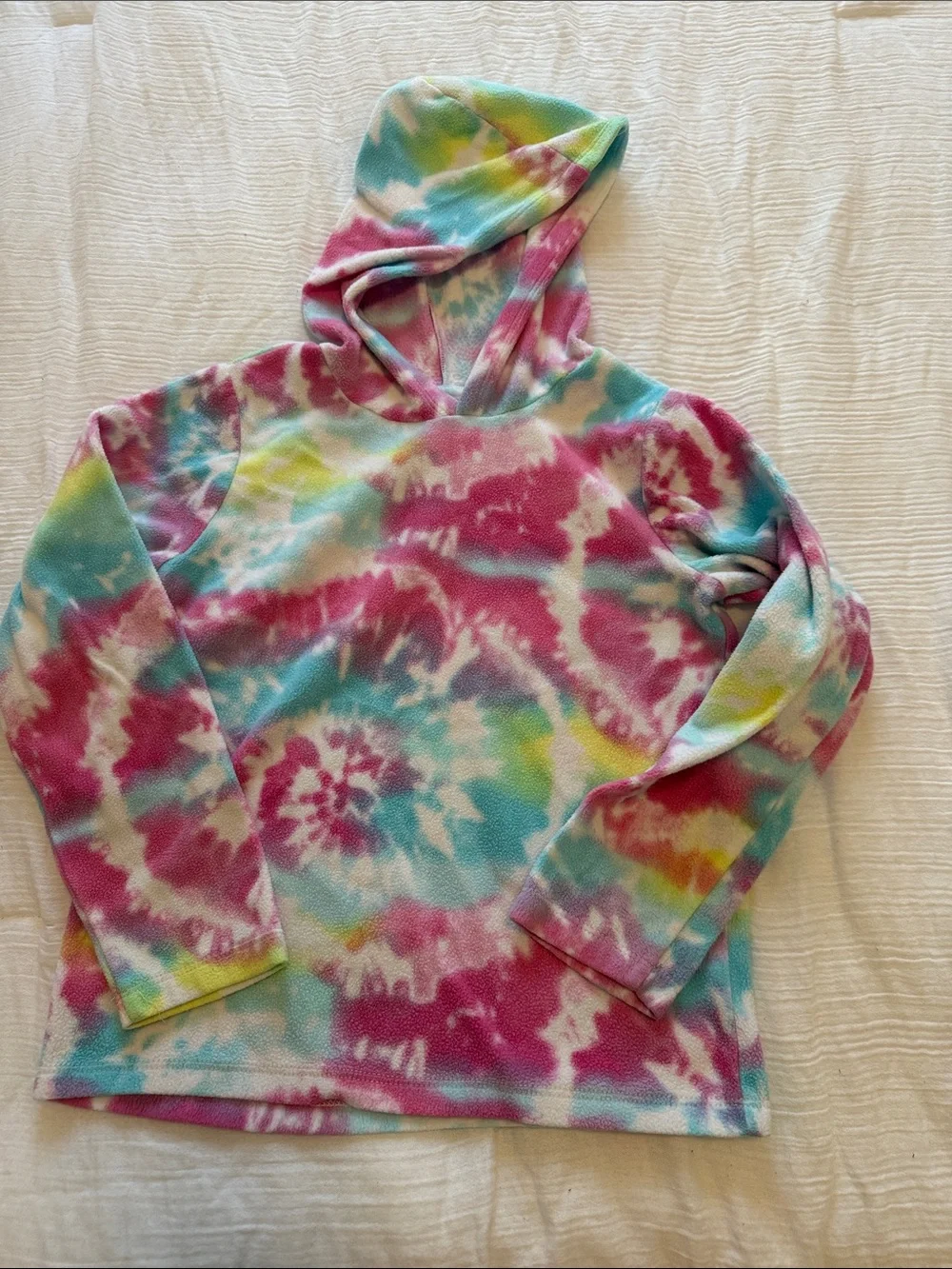 Fleece hoodies and pants girls set size 7/8 - Picture 3 of 6